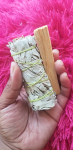 Sage Wand & Palo Santo Bundle